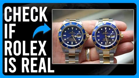 how to tell if your rolex is real|Rolex real test.